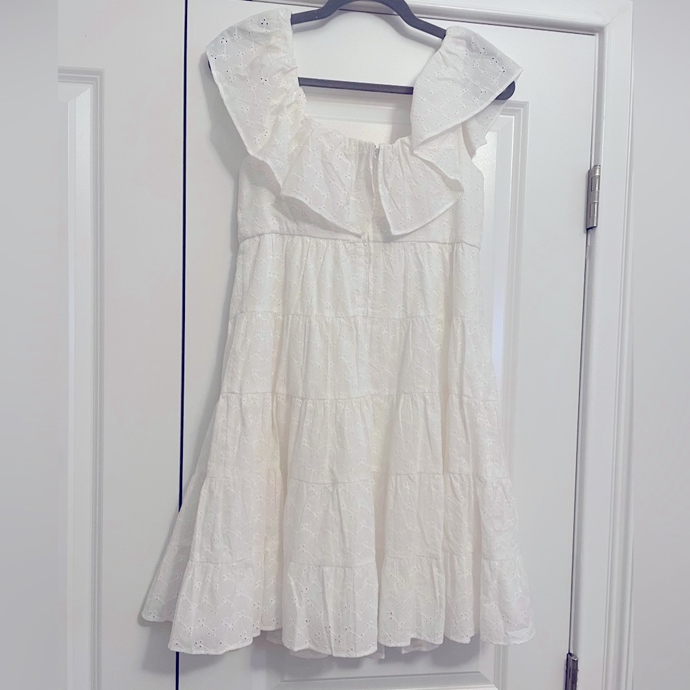 Emie Babydoll Dress - white - Picture 7 of 9